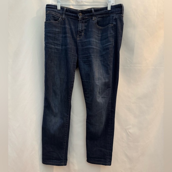 Gap Mid Rise Skinny Dark Denim Wash Jeans 31/12R - Picture 1 of 5
